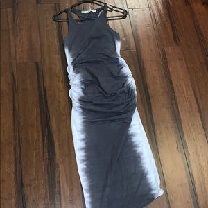 michael stars flame wash midi dress